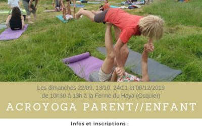 Atelier Acroyoga Parents//Enfants à la Ferme du Haya