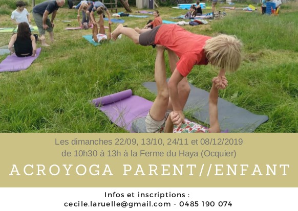 Atelier Acroyoga Parents//Enfants à la Ferme du Haya