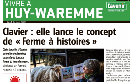 La ferme à histoires est dans le journal !