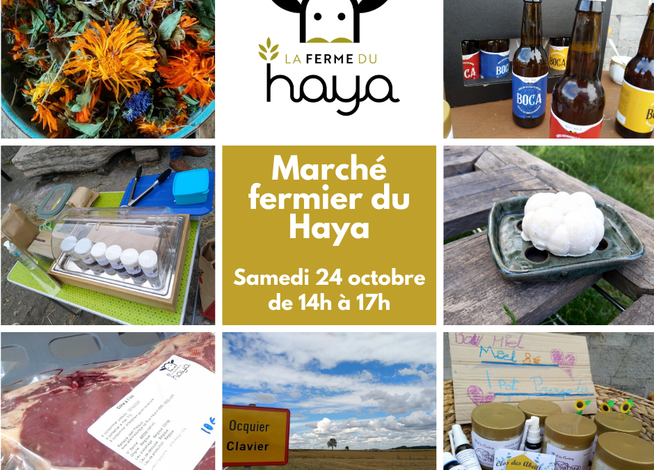 Marché fermier samedi 24 octobre