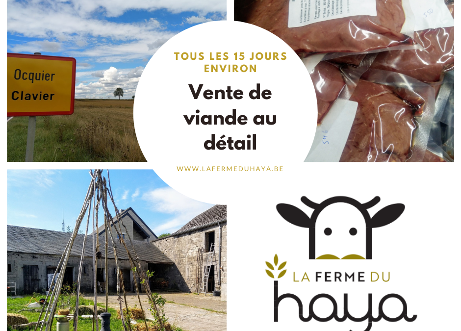 Vente de viande de vache et de porc au détail