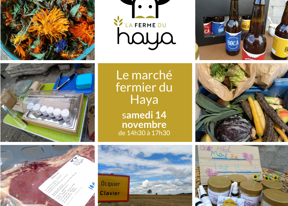 Marché fermier ce samedi 14 novembre