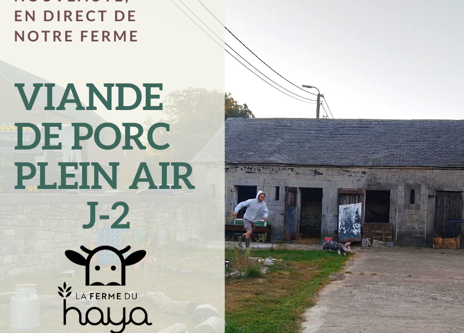 J-2 : viande de porc plein air