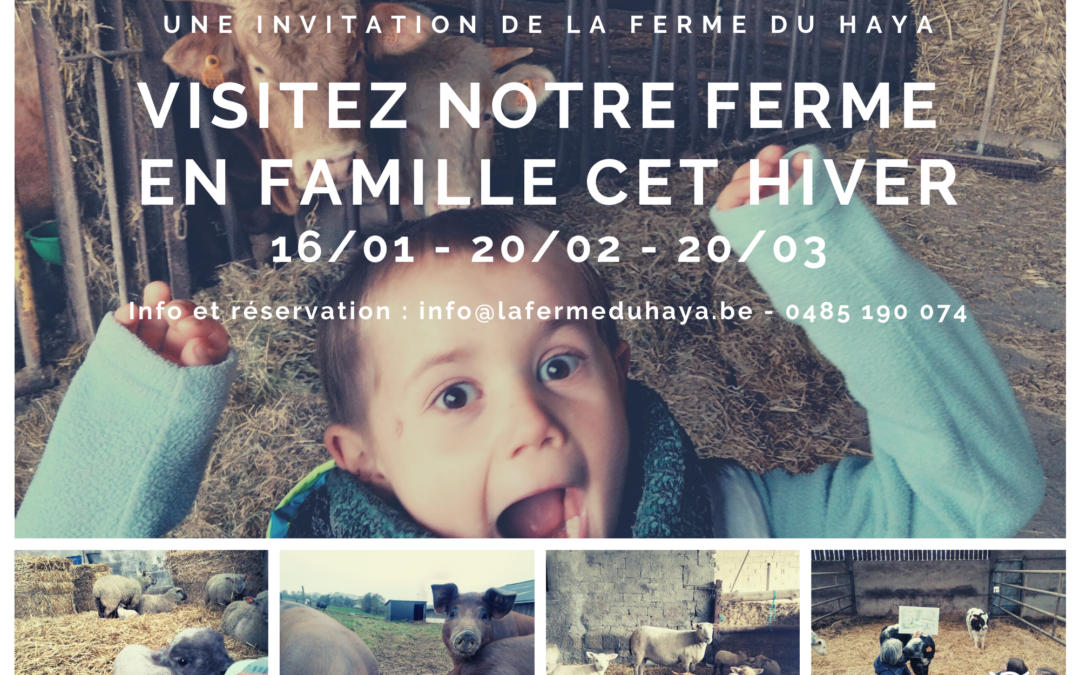 Visitez notre ferme en famille cet hiver