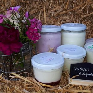 Yaourt grec aux fruits et nature (200ml - pot en verre consigné)