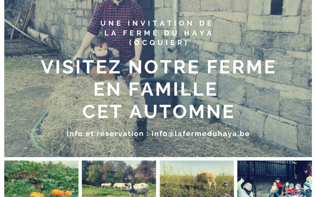 Visitez notre ferme en famille cet automne