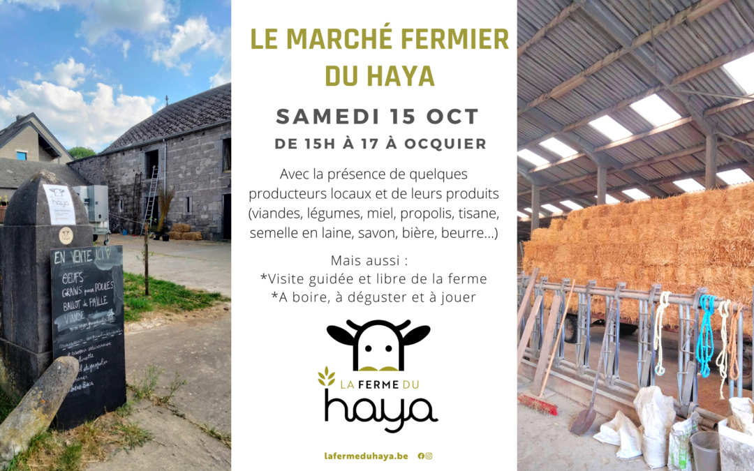 Le marché fermier d’octobre