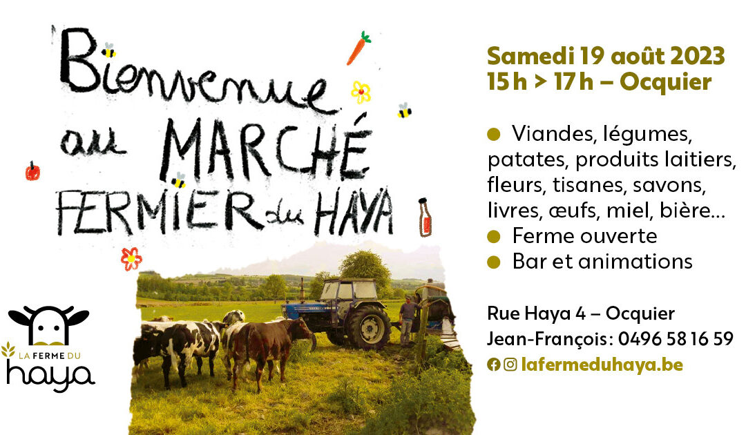 Prochain marché le samedi 19 aout