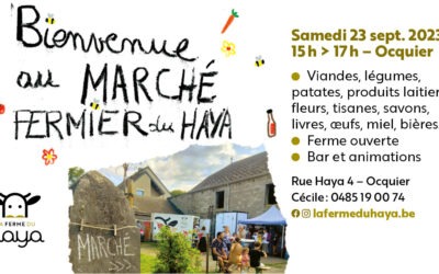 Prochain marché le samedi 23 septembre