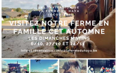 Visitez notre ferme en famille cet automne