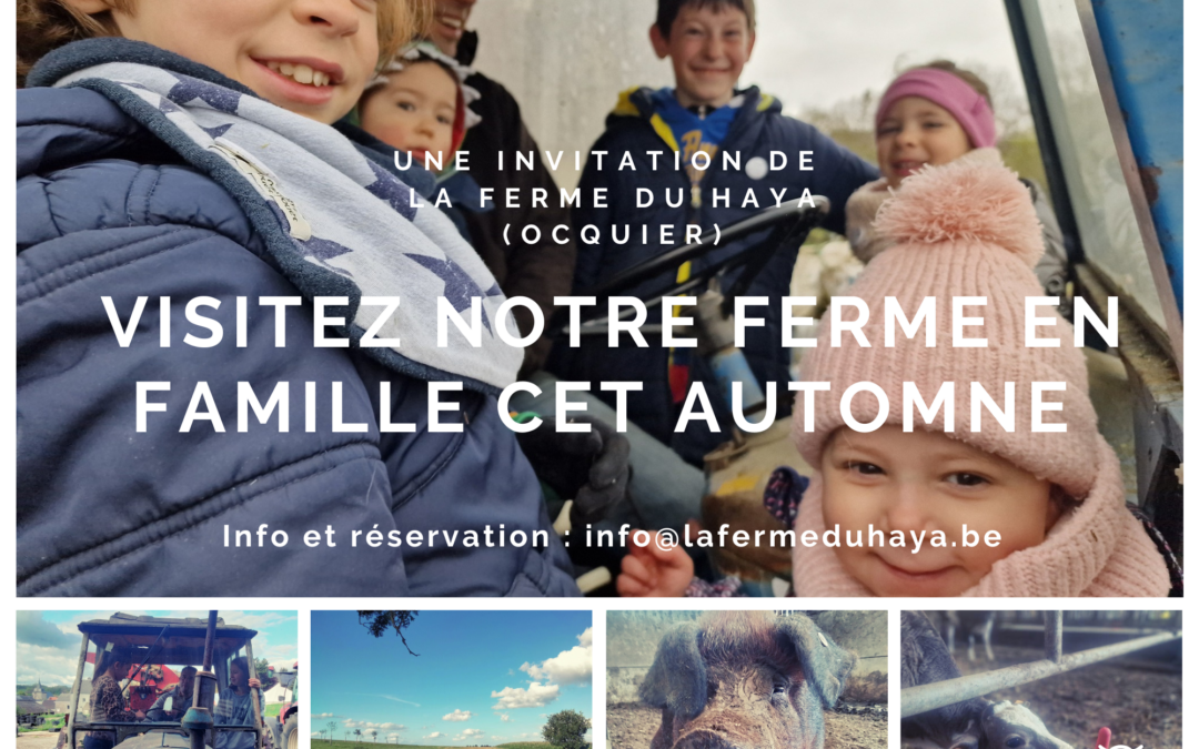 Visitez notre ferme en famille cet automne