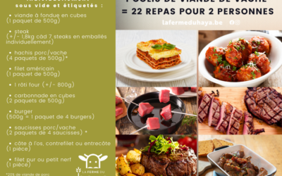 Un colis de 10 kilos = 22 repas pour 2 !
