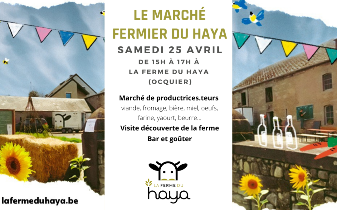 Marché fermier d&rsquo;avril