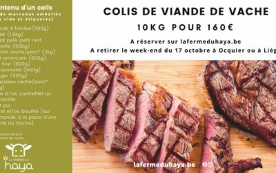 Prochain colis le 17 octobre
